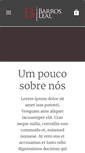 Mobile Screenshot of barrosleal.com.br